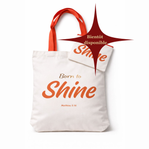 Tote bag "Born to Shine"