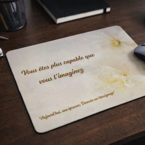 Tapis de souris "plus capable"