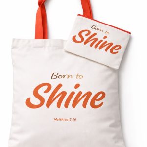 Tote bag "Born to Shine"