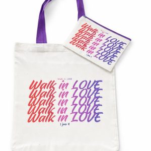 Tote bag-Walk in love